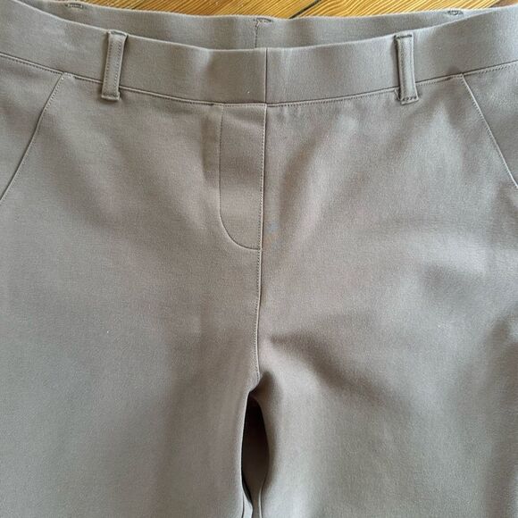 Quince Ultra-Stretch Ponte Straight Leg Pants in Roasted Pecan Size M - Picture 5 of 7